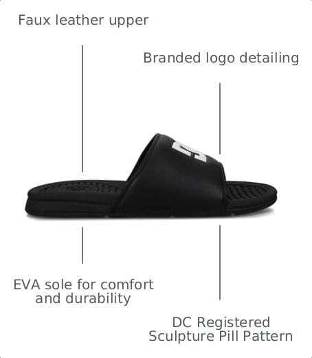 DC Men's Bolsa Slide Sandal Black
