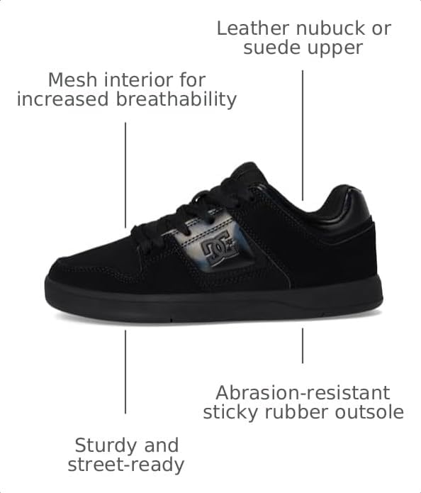 DC Shoes Women's Cure Black/Armor/Black