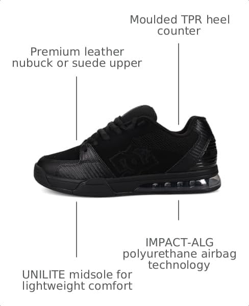 DC Shoes Men's Versatile Black/Black/Black