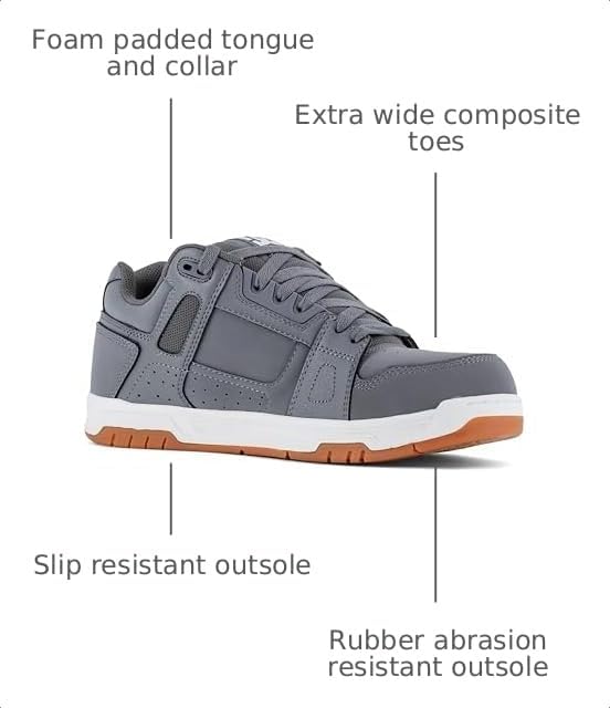 DC Men's Stag Work Grey