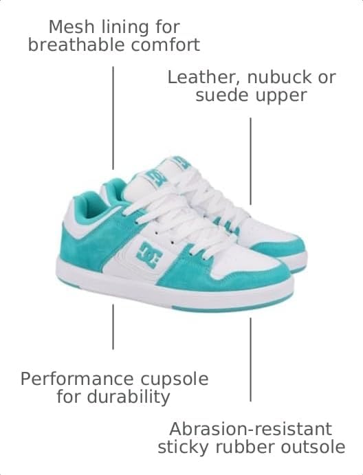 DC Shoes Women's Cure White/Mint