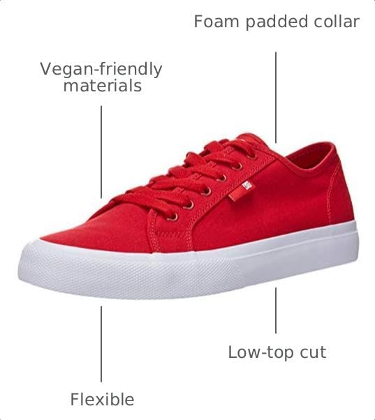 DC Men's Anvil Action Sports Shoe Red