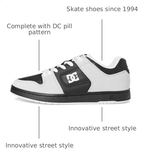 DC Womens Women's Manteca 4 High Top Skate Shoe White/White/Black